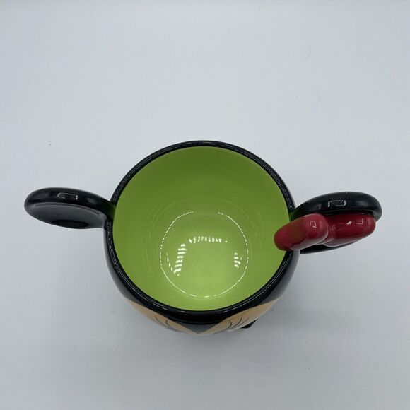 Disney Minnie Mouse Ears & Face Signature Bow Coffee/Tea Mug Genuine - Picture 3 of 12